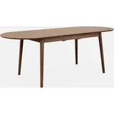 sweeek - Ausziehbarer ovaler Esstisch für 6 bis 8 Personen, 160-210cm