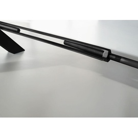 MASSIVMOEBEL24.DE Esstisch Akazie 240x100x76 grau lackiert IRON LABEL #118 - Grau