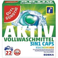 GUT&GÜNSTIG AKTIV Waschmittel Caps, 22 St.