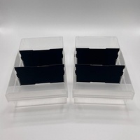 Generisch L-3D Trenner 32 Stück Trennwand Schwarz kompatibel zu Allit Kleinteilemagazin A3 Ersatzteil Trennsteg