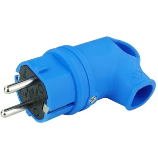TP Electric Gummistecker mit Griff 16A 230V Stecker blau 3101-302-0900