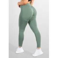 SMILODOX Leggings Amaze Pro Olive olivgrün S