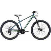 Bikestar Mountainbike 27.5 Zoll Reifen | 16 Zoll Rahmen Scheibenbremse Federgabel, Blau Grün