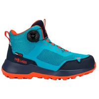 TROLLKIDS Trollfjord Wanderstiefel - Lake Blue / Bright Orange