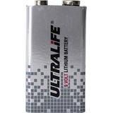 Ultralife U9VL-J-P 6LR61 9V Block-Batterie Lithium 1200 mAh