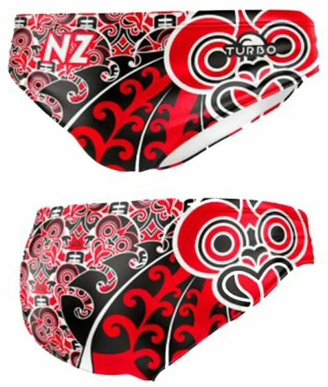 Herren Badehose Turbo New Zealand 2023 Rot - M