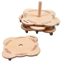Pedalo Rollbrett-Set ""Stapelbaustein Rollrutscher""