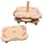 Pedalo Rollbrett-Set ""Stapelbaustein Rollrutscher""