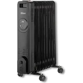 Zilan Öl Radiator 9 Rippen Elektrischer Heizkörper Heizstrahler Heizgerät Konvektor LED Display 24h Timer