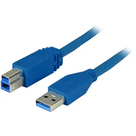EFB-Elektronik USB-A auf USB-B 3 m Schwarz