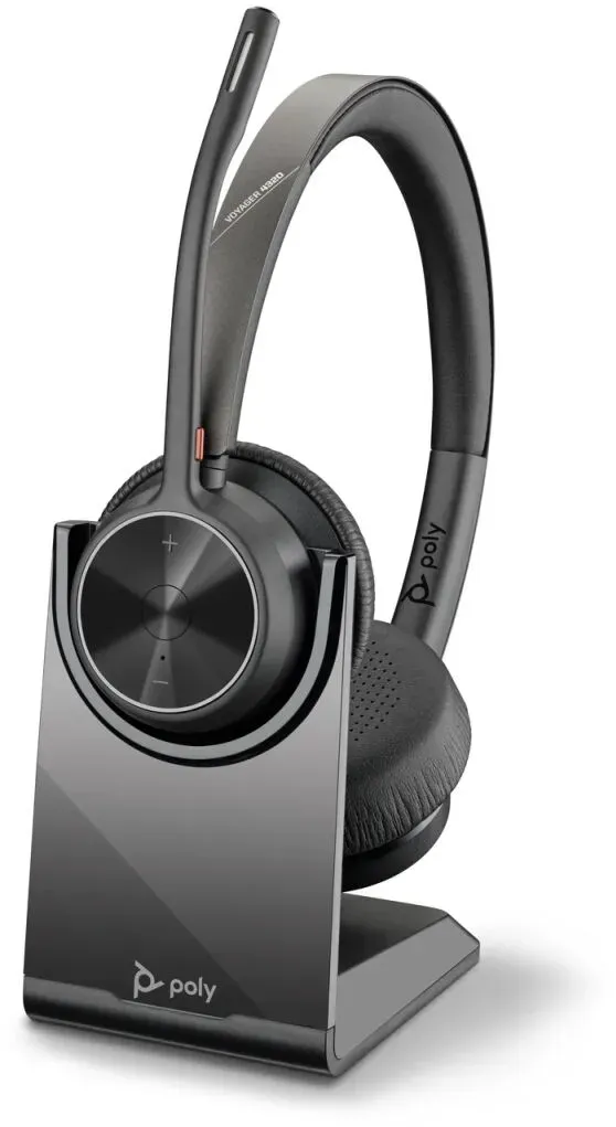 HP Poly Voyager 4320 USB-C Headset +BT700 Dongle +Ladestation