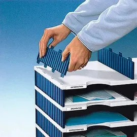 Styro Sortierstation Styrodoc grau/blau mit 9 Fächern
