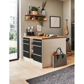 Respekta Kücheninsel Gabriel 150 cm Grau