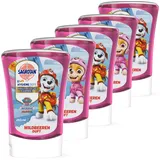 Sagrotan Kids No-Touch Nachfüller Wildbeeren – Für den automatischen Seifenspender – 5 x 250 ml Handseife
