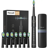 Fairywill Fairywill, Elektrische Zahnbürste, Sonic toothbrush with head set and case FW-E11 (black)