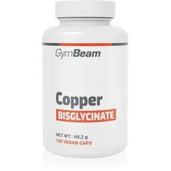GymBeam Copper Bisglycinate Kapseln für eine normale Funktionsweise des Immunsystems und den Schutz der Zellen vor oxidativem Stress 120 KAP