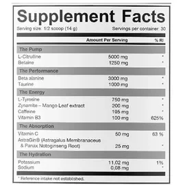 Dedicated Unstoppable Fruit Punch Pulver 420 g