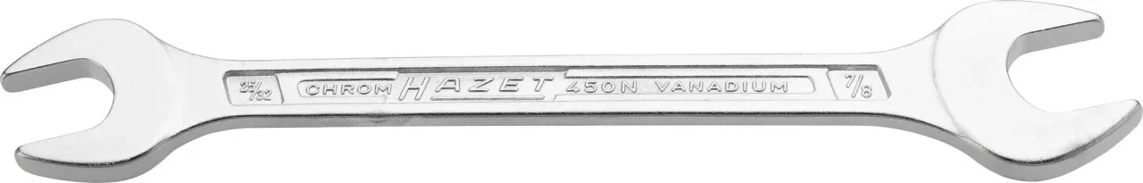 HAZET Doppel-Maulschlüssel Verchromt 238.9mm - Perfekt für Präzisionsarbeiten in jeder Situation