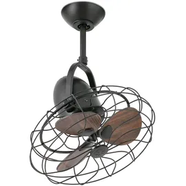 FARO Keiki 45 cm Deckenventilator braun