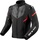 RevIt! Revit Hyperspeed 2 H2o Lederjacke - Black / Fluo Red - S