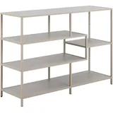 VCM Seaford Regal 114 x 35 x 78 cm Grau