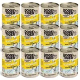 Dogs'n Tiger Dogs’n Tiger Junior, Kitten, Nassfutter, Katzenfutter, Getreidefrei, Glückskind, Huhn & Forelle 12x400 g