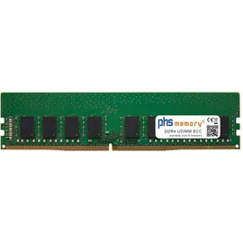PHS-ELECTRONIC PHS-memory RAM Speicher kompatibel mit Synology RackStation RS4021xs+ DDR4 UDIMM ECC 2666MHz PC4-21300E