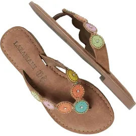 LAZAMANI Pantolette für Damen bunt, Größe 37 EU