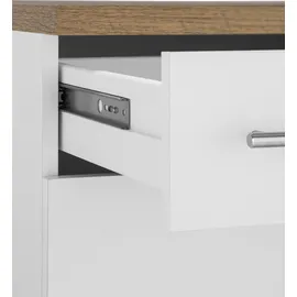 kochstation Unterschrank KS-Samos 150 x 0 x 0 cm Weiß
