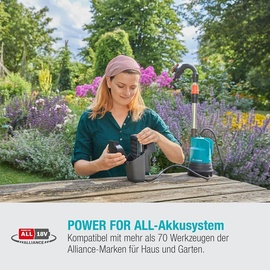 Gardena Akku-Regenfasspumpe 2000/2 18V P4A inkl. Akku 2.5Ah 14602-20