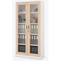 Jan Nowak AMELIA Büroschrank 185 x 90 x 40 cm Weiß