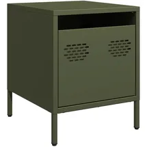 vidaXL Nachtschrank 2 Stk. 35 x 39 x 43,5 cm Olivgrün