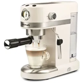 G3 Ferrari Amarcord Automatische Espressomaschine beige mit Milchaufschäumer