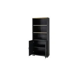 Möbel Boss JUDITH Aktenschrank 86 x 38 x 204 schwarz