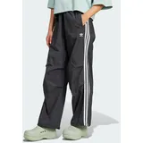 Adidas Originals 3 Stripes Woven Parachute Trainingshose - Black - XS