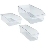 Wenko Kühlschrank Organizer 3er Set transparent