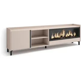 SKRAUT HOME Lowboard 212x61 cm Beige Holzwerkstoff