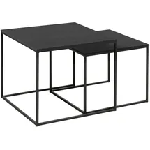 Uno Couchtisch 2er Set ¦ schwarz