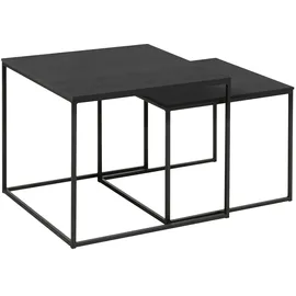 Uno Couchtisch 2er Set ¦ schwarz