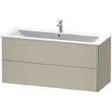 Duravit Waschtischunterschrank 2 Auszüge 121 x 56 x 47,8 cm Taupe Seidenmatt