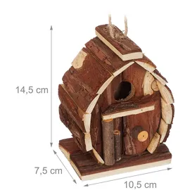 Relaxdays 10045297 Vogelhäuschen
