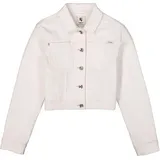 GARCIA Mädchen Jeansjacke Denim Jacket weiß, Größe:152/158, Farbe:White - 152-158