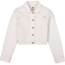 GARCIA Mädchen Jeansjacke Denim Jacket weiß, Größe:152/158, Farbe:White - 152-158