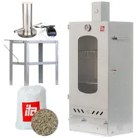 Ita Räucherofen 7012 - Smoker Set mit Rauchgenerator, Tisch