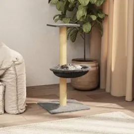 vidaXL Kratzbaum mit Sisal-Kratzsäule 74 cm grau