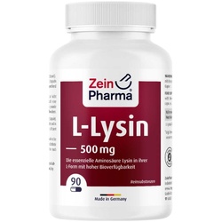 L-Lysin 500mg von ZEINpharma