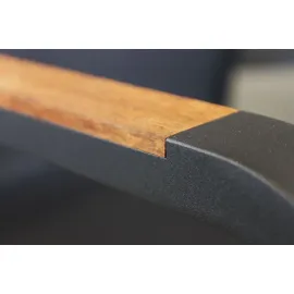 BEST Freizeitmöbel Paros Set 7-tlg. anthrazit/Teakholz