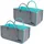 Dune Design Filztasche 50 x 25 x 25 cm 2er Set Grau/Türkis