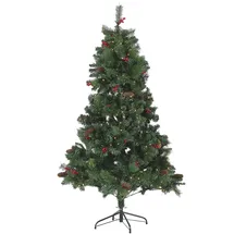 Beliani Weihnachtsbaum Jacinto Dunkelgrün 180 cm
