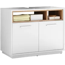Stella Trading Waschbeckenunterschrank weiß ¦ Maße (cm): B: 80 H: 64 T: 40.0